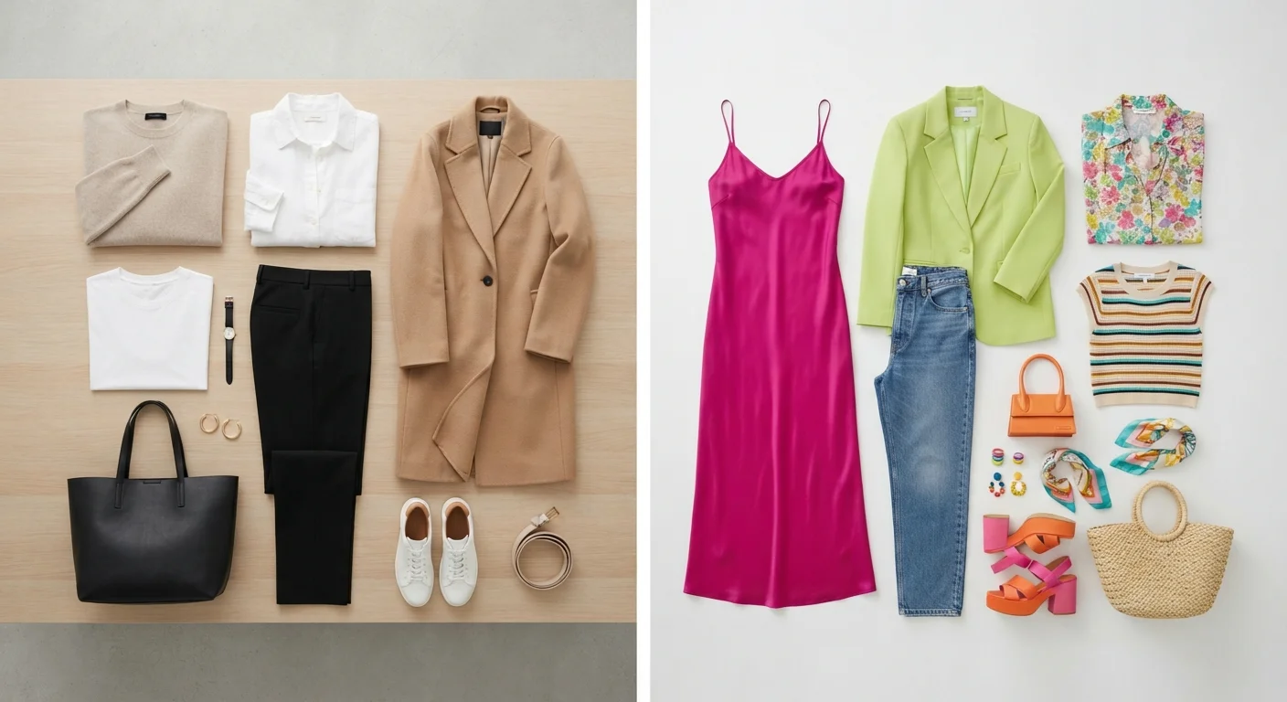 Capsule Wardrobe vs. Trend-Driven Closet: Two Philosophies of Getting Dressed