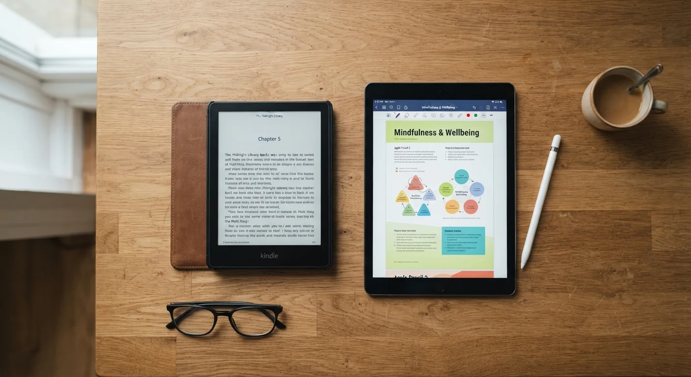E-Readers vs. Tablets for Reading: What Changes in Practice